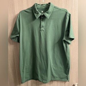 All in Motion Size L Polo Shirt Green